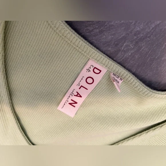 Dolan |Anthropologie Ruffle Sleeve Top in Green - Picture 5 of 10